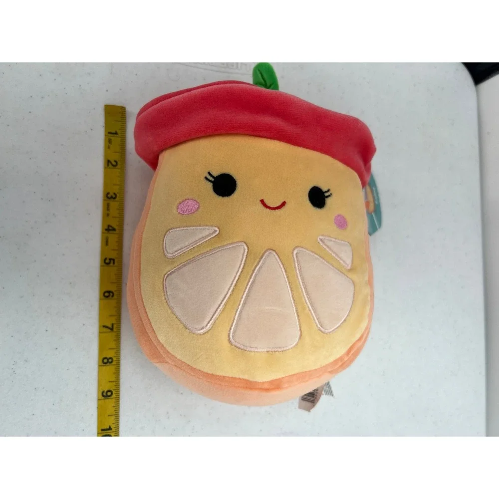 Squishmallows Celia the Orange with Bucket Hat Fruit Plush 8 Inch